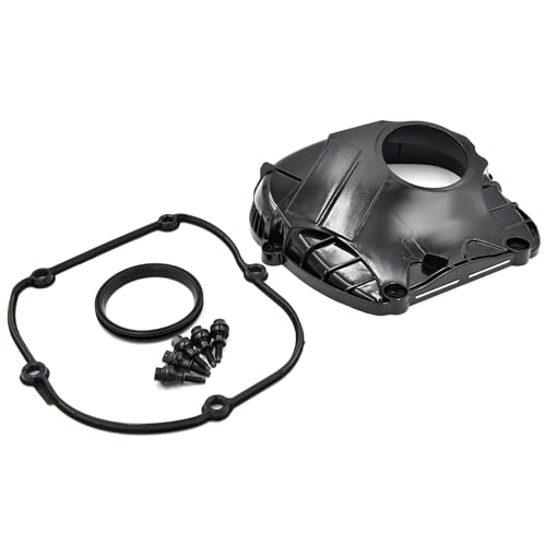 NMN Engine Upper Timing Chain Cover with Gasket Compatiable with GTI EOS CC A3 A4 A5 A6 Q3 Q5 TT Replaces# 06H103269H,06H103269C,06H103269G - Image 1