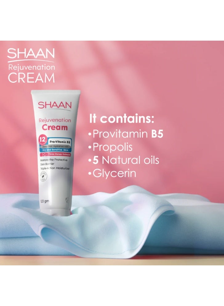 شان كريم شان لتجديد البشرة - (120 جرامًا) | مرطب مكثف للوجه والجسم للبشرة الجافة والحساسة وما بعد الليزر - Image 4