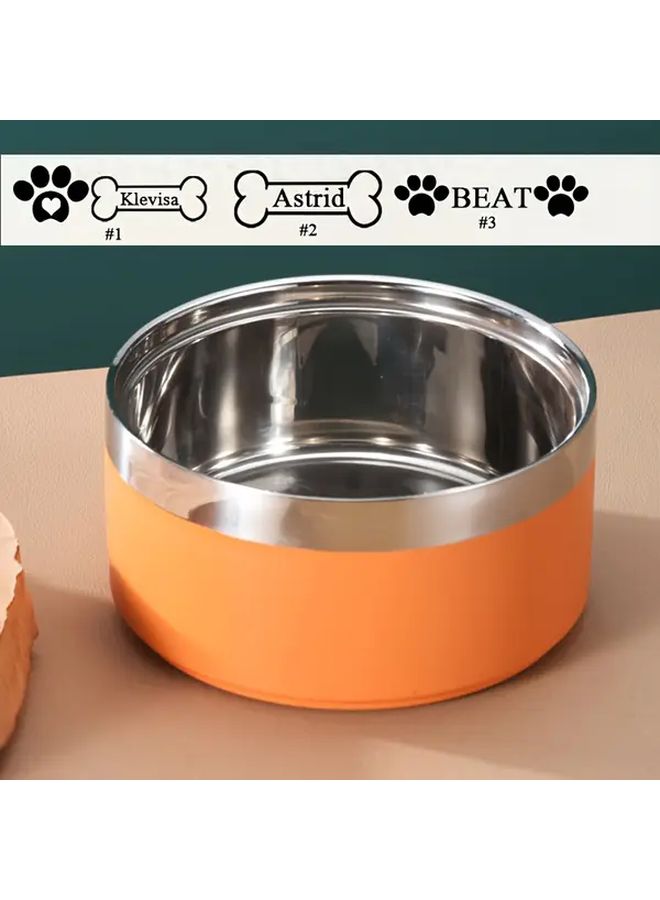 Blue Double Layer Stainless Steel Non Slip Dog Bowl Large Capacity Pet Food Bowl - Image 5