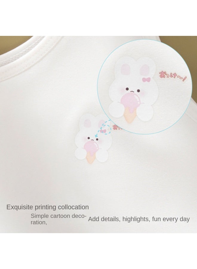 Top melon Pack Value Set】girls' First Stage Training Bras For Ages 9-12, Class A Cotton Soft Camisoles - Image 5