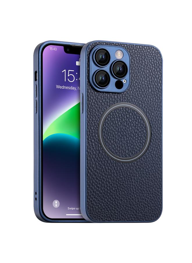 Zaboon Case For iPhone 13 Pro Max Skin Feel Litchi Texture MagSafe Magnetic Phone Case - Image 1