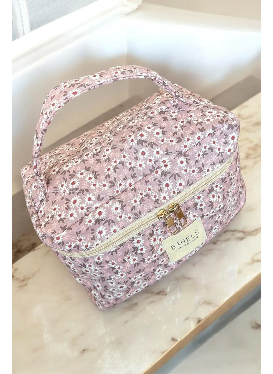 باهلس Lilak Crisp Flower Travel Makeup Bag