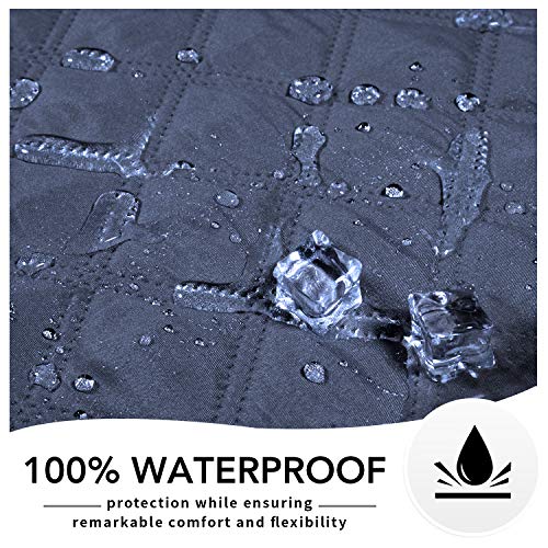 Easy-Going 100% Waterproof Dog Bed Cover, Non-Slip Pet Blanket for Furniture, Washable Couch Cover, Repleasement Sofa Cover (68x82 in,Navy) - Image 5
