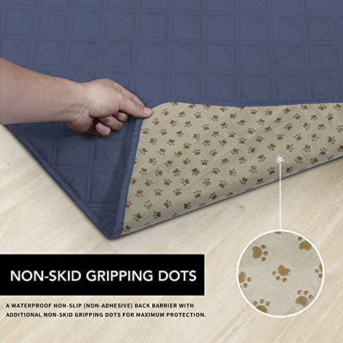 Easy-Going 100% Waterproof Dog Bed Cover, Non-Slip Pet Blanket for Furniture, Washable Couch Cover, Repleasement Sofa Cover (68x82 in,Navy) - Image 3