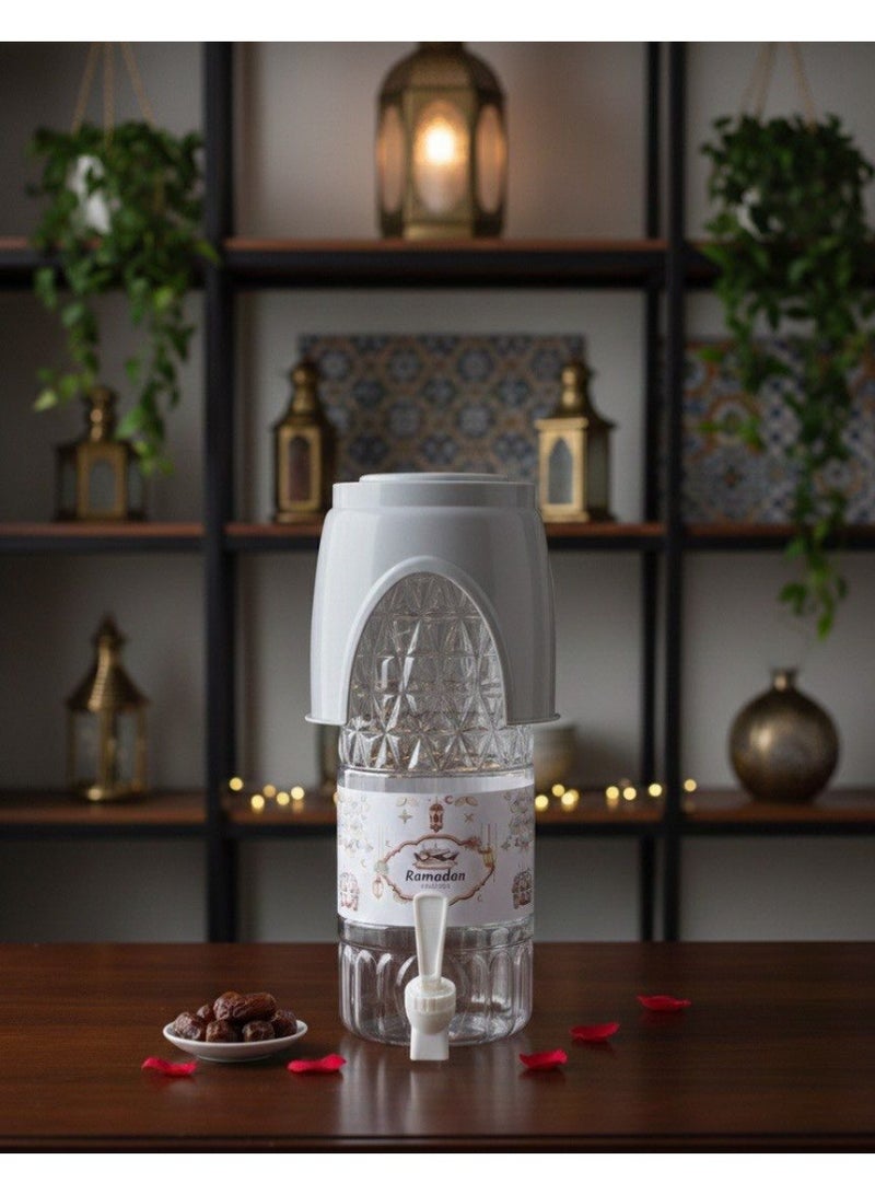 Jack With a tap Juice 2.8 liters Base - Ramadan design - grey