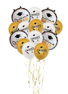Brain Giggles Brain Giggles Graduation Party Decoration Set - Black and Gold  - Image 4