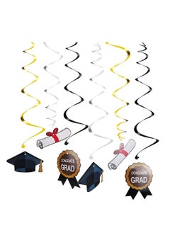 Brain Giggles Brain Giggles Graduation Party Decoration Set - Black and Gold  - Image 3