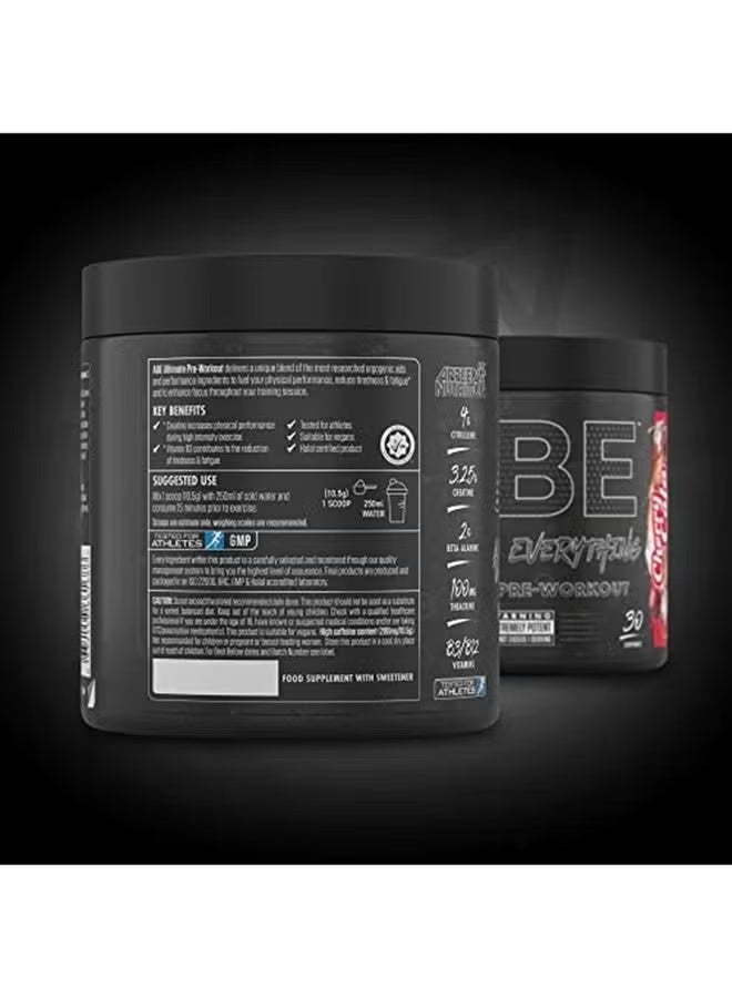 Abe Ultimate Pre-Workout Fruit Punch Flavour 30 Servings 375 gm - Image 4