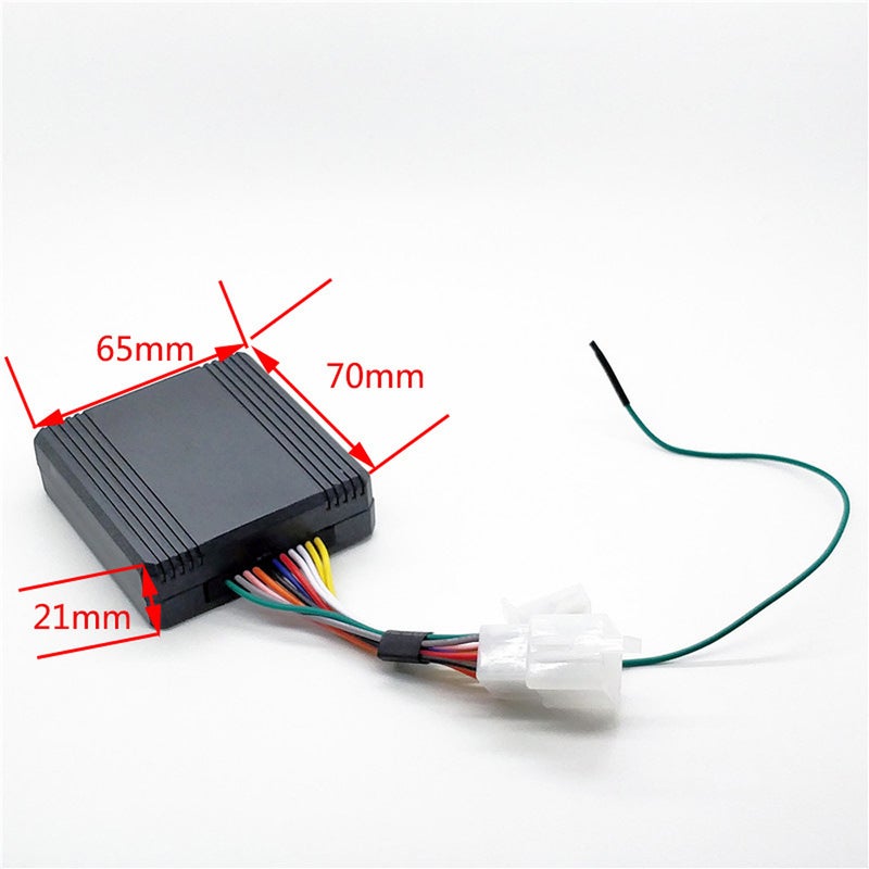12V Universal Motorcycle Alarm System Scooter Anti-theft Secure Alarm System Two-way with Engine Start Remote Control Key Fob with Overload Protector - Image 3