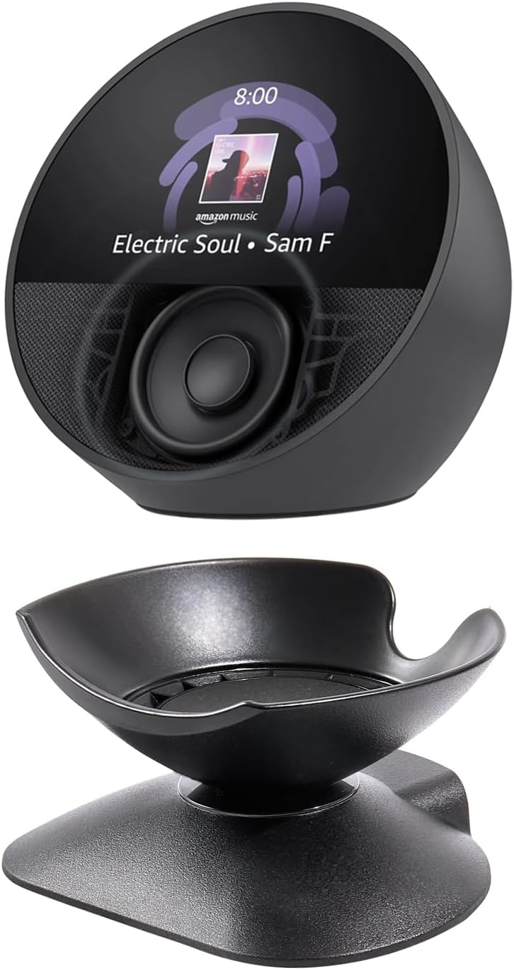 حامل لجهاز Echo Spot الجديد بالكامل (إصدار 2024)، حامل قابل للتعديل متوافق مع HomePod mini - Image 5