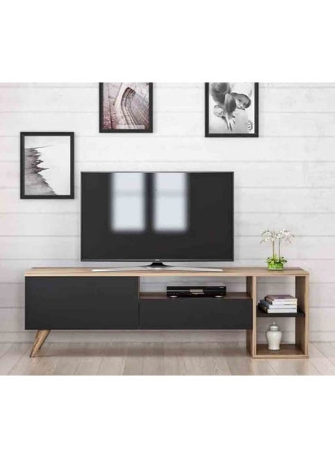 RA-U14 TV Table 45x30x150cm - Beige x Black