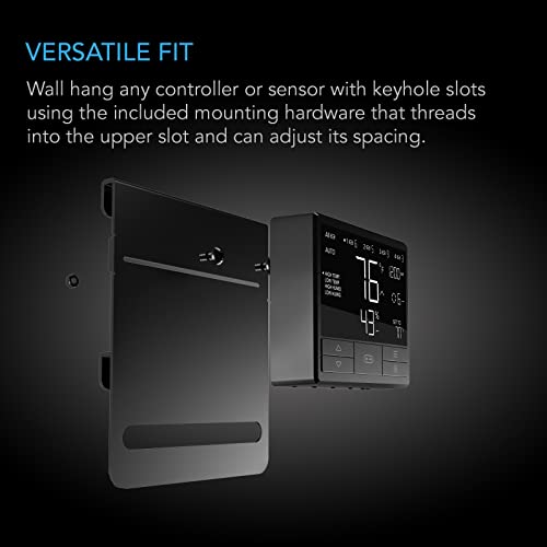 AC Infinity Grow Tent Mounting Plate 5x6”, Powder Coat Black Steel Platform for Controller Mounting and Lightproof Cable Management, Fit for CLOUDLAB Advance Grow Tents - Image 4