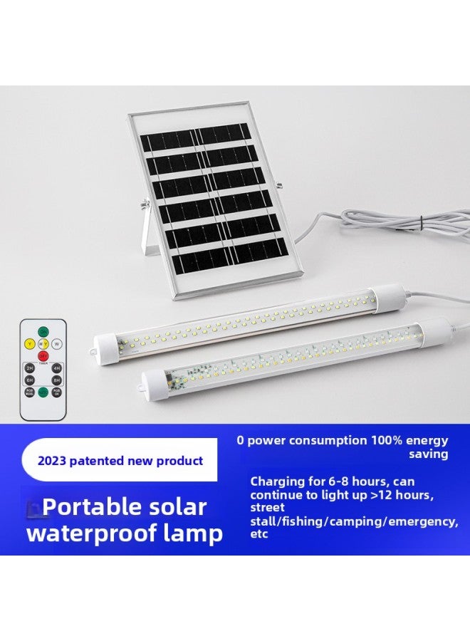 Solar Camping Tube Fishing 0.4 Meters Emergency High-power Outdoor Lighting Led Fluorescent Lamp Floor Type 