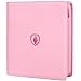 Fabmaker Premium Zip Card Binder 12 Pocket Fabmaker 912 Pockets Trading Card Binder PU Zipper Card Collection Album Sturdy SideLoading Card Book Holder for Game Sports Cards Pink - Image 3