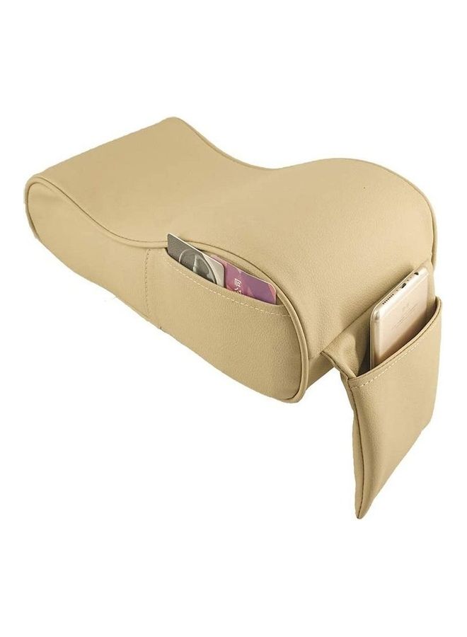 Car Center Console Armrest Pad With Storage Pockets - Image 1