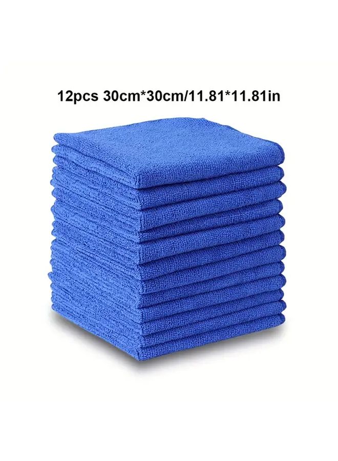 Microfiber Cleaning Cloth Highly Absorbent Kitchen Towel Lint Free Recyclable Dish Cloth Dark Gray Automotive And Household Use - Image 4