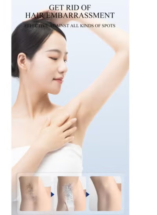 Fair King Hair removal cream for armpit hair removal, leg hair, special for sensitive skin, soothing and repairing underarms, hair removal without leaving traces per bottle 40g - Image 2