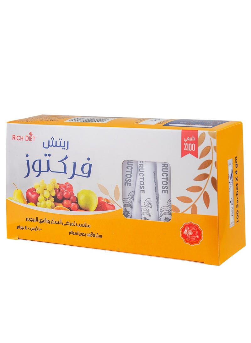Rich Diet Rich Diet Fructose Box 100 Sachets * 4g 