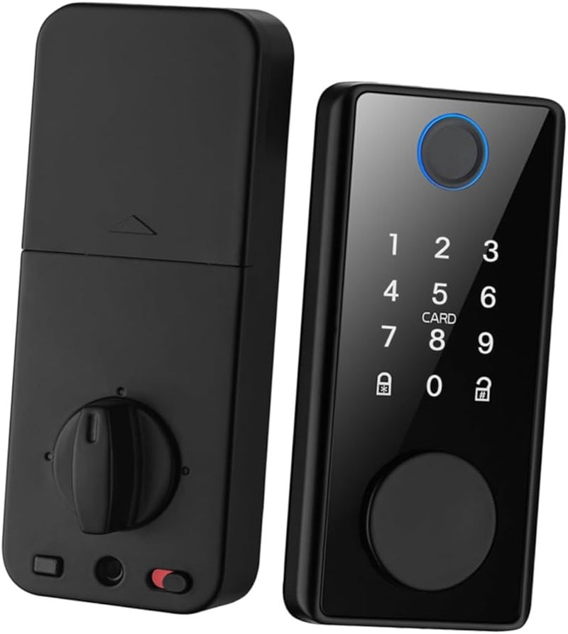 Artibetter Portable Fingerprint Password Door Lock Plastic Outdoor Security - Image 1