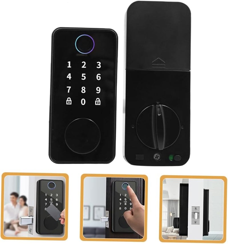 Artibetter Portable Fingerprint Password Door Lock Plastic Outdoor Security - Image 4