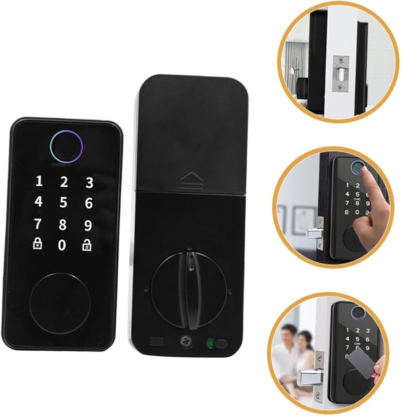 Artibetter Portable Fingerprint Password Door Lock Plastic Outdoor Security - Image 3