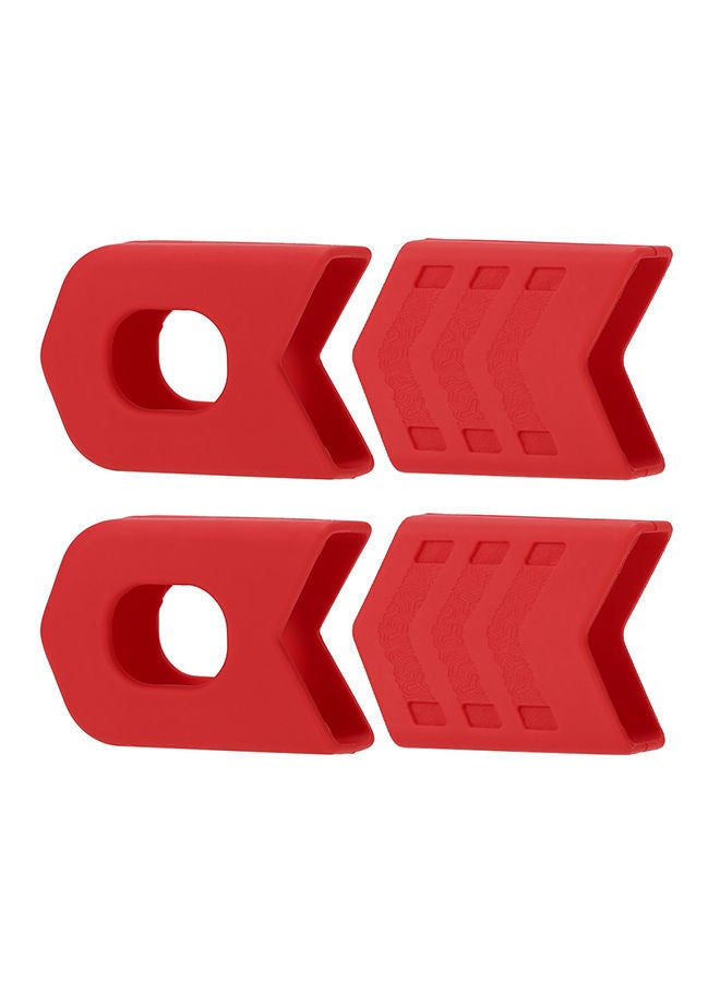 NIBEMINENT 4-Piece MTB Road Bicycle Cycling Crankset Crank Protective Sleeve Cover  - Image 1