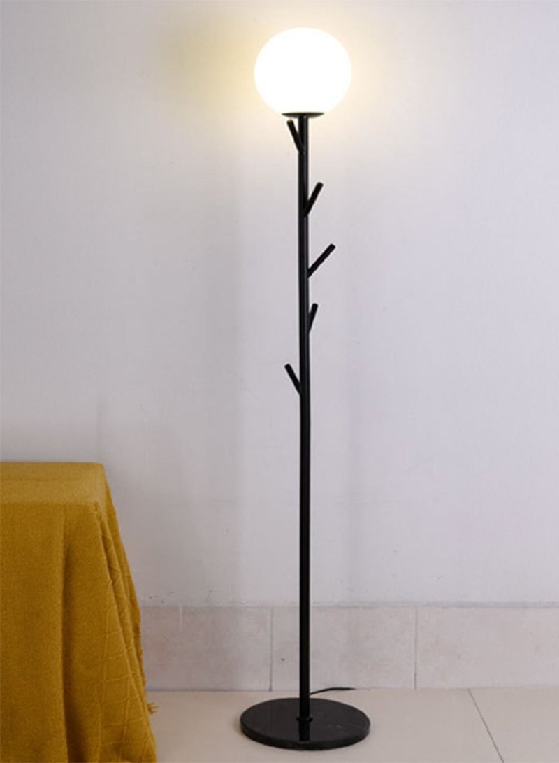 Sharpdo Minimalist Floor Lamp With Coat Hook Modern LED Three-color Dimmer Standing Light With Hook Remote Control 9w - Image 2