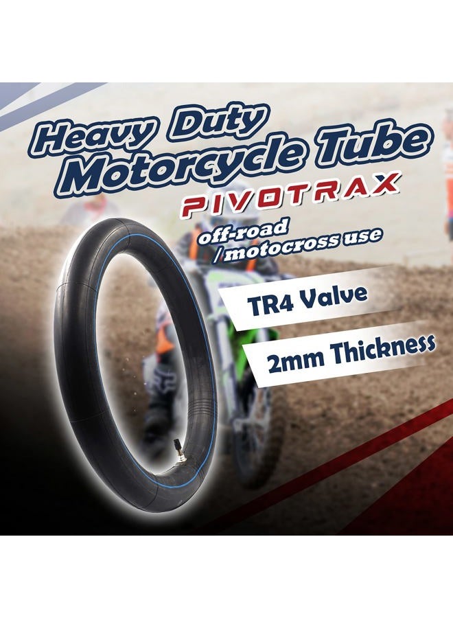 PIVOTRAX 2.50/2.75-14 (60/100-14) Heavy Duty Inner Tube – 2mm Reinforced Butyl, TR4 Straight Valve – Fits Apollo, SSR, Thumpstar, Yamaha PW80, Honda CRF70, Pit & Mini Dirt Bikes - Image 2