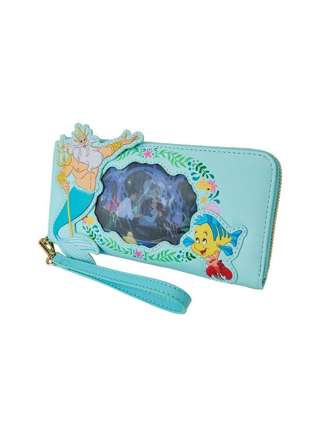 Loungefly Disney The Little Mermaid Ariel Princess Lenticular Zip Around Wallet - Image 3
