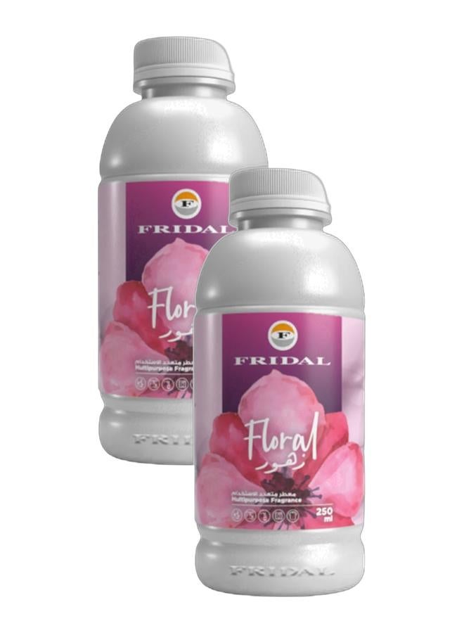 Fridal Floral Multipurpose Home Cleaner Multicolor 250grams (Pack of 2) - Image 1