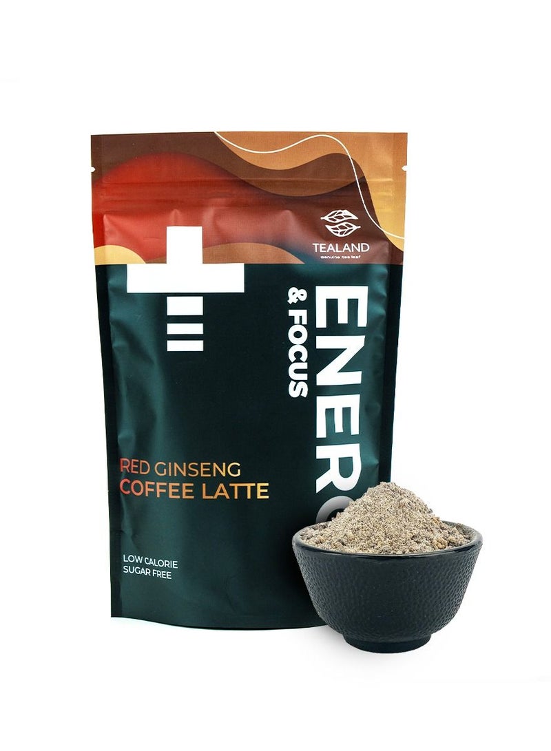 Tealand Energy & Focus Korean Panax Ginseng Coffee Latte 100g - Image 1