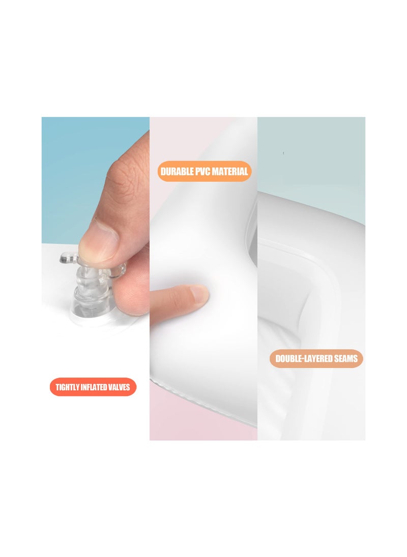 Generic - Inflatable Ice Buffet Bar with Drain Plug - Perfect for Serving Salads, Food & Drinks at Parties, Picnics & Camping - Hawaiian Party Supplies (Includes Inflator) - Pack of 1 - Image 1