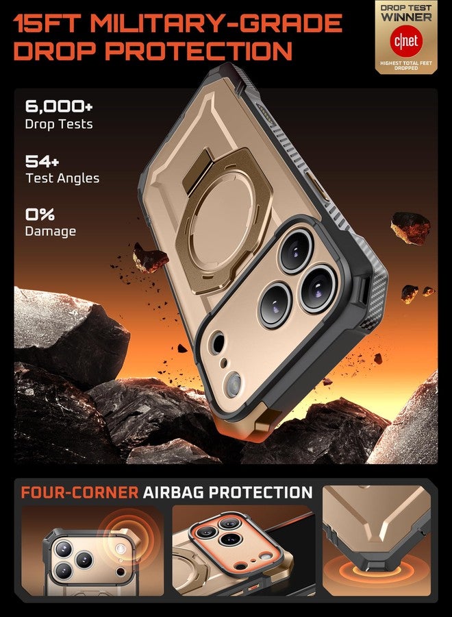 سوبكيس جراب SUPCASE لهاتف iPhone 17 Pro Max مع حامل (مقبض خنفساء وحيد القرن)، [متوافق مع MagSafe] [حماية من السقوط بمستوى عسكري] جراب هاتف مغناطيسي متين وعالي التحمل لهاتف iPhone 17 Pro Max، - Image 3
