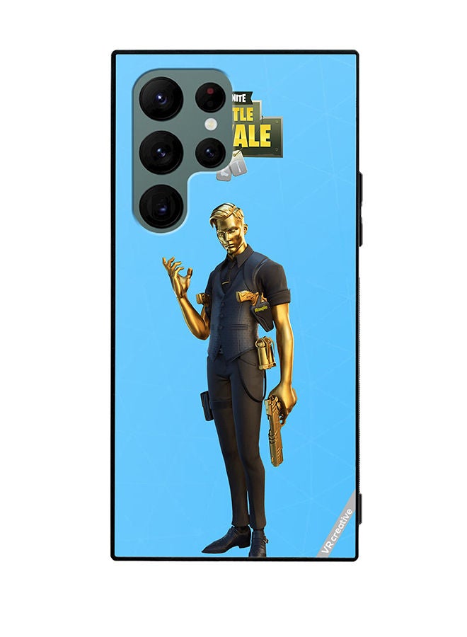VR CREATIVE Protective Case Cover For Samsung Galaxy S22 Ultra 5G Fortnite Tier Design Multicolour - Image 1