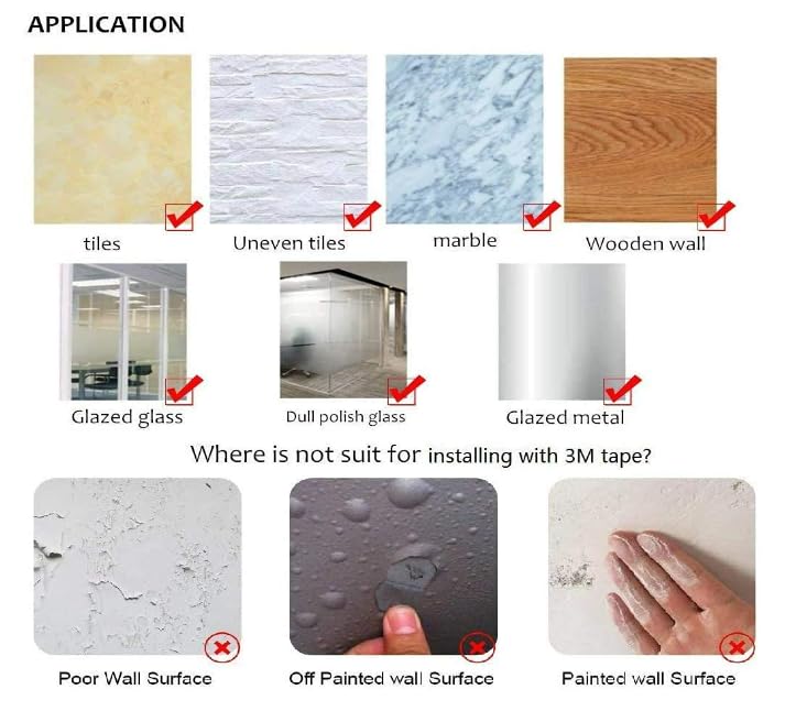 Adhesive Wall Screw Hooks (Pack of 10) PVC, Transparent/No Drill Waterproof Hook - Image 3