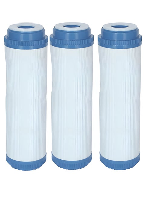3 pack of 10 Inch Carbon GAC Block Replacement Filter Cartridge for RO Water Filtration System