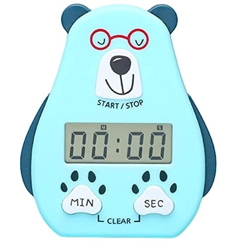 DANSR Digital Kitchen Timer & Stopwatch, Large Digits, Loud Alarm, Kitchen Timer, Magnetic Countdown Digital Timer for Teacher Kids and Elderly, for Classroom Home Work Fitness, Cooking (Sky Blue) - Image 4