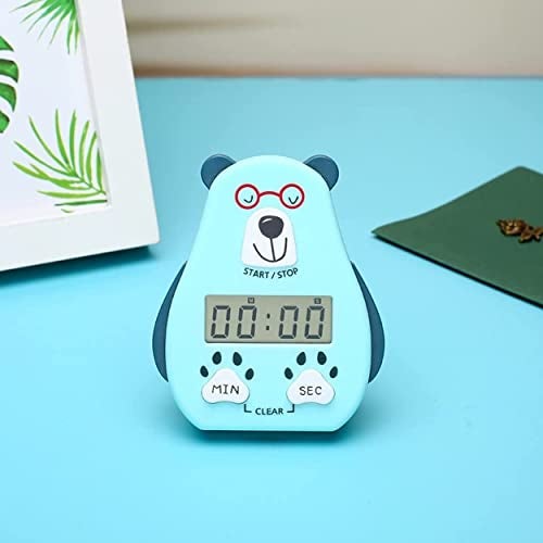 DANSR Digital Kitchen Timer & Stopwatch, Large Digits, Loud Alarm, Kitchen Timer, Magnetic Countdown Digital Timer for Teacher Kids and Elderly, for Classroom Home Work Fitness, Cooking (Sky Blue) - Image 1