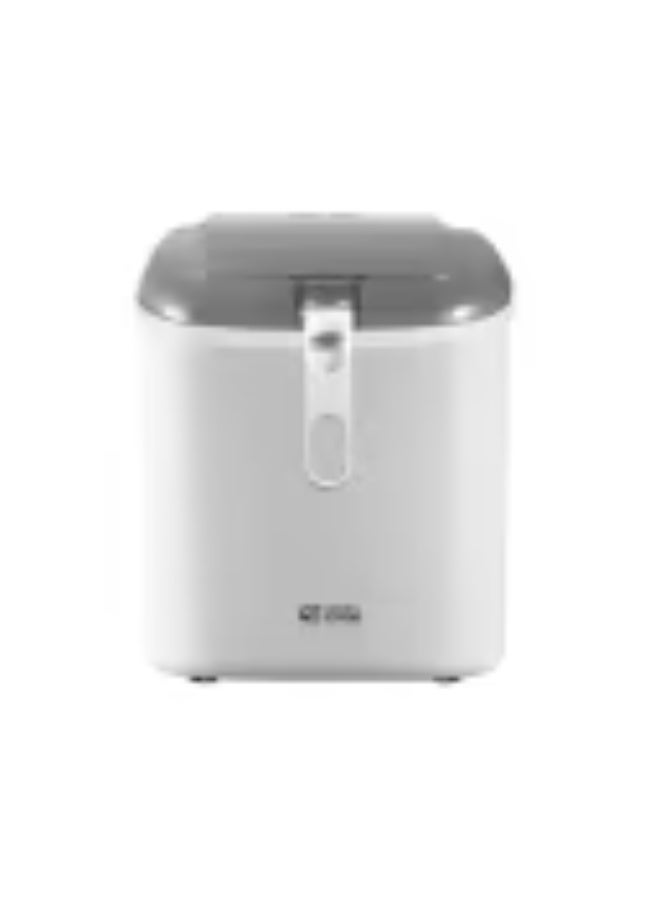 جنرال سوبريم GSIM12WH ,جنرال سوبريم صانعة الثلج 1.3 لتر سعة خزان المياه، اختيار حجم الثلج، 120 واط، ابيض - Image 1
