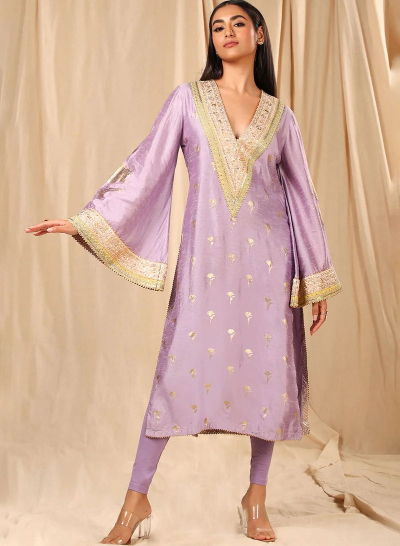 masaba V-Neck Side Slit Kurti