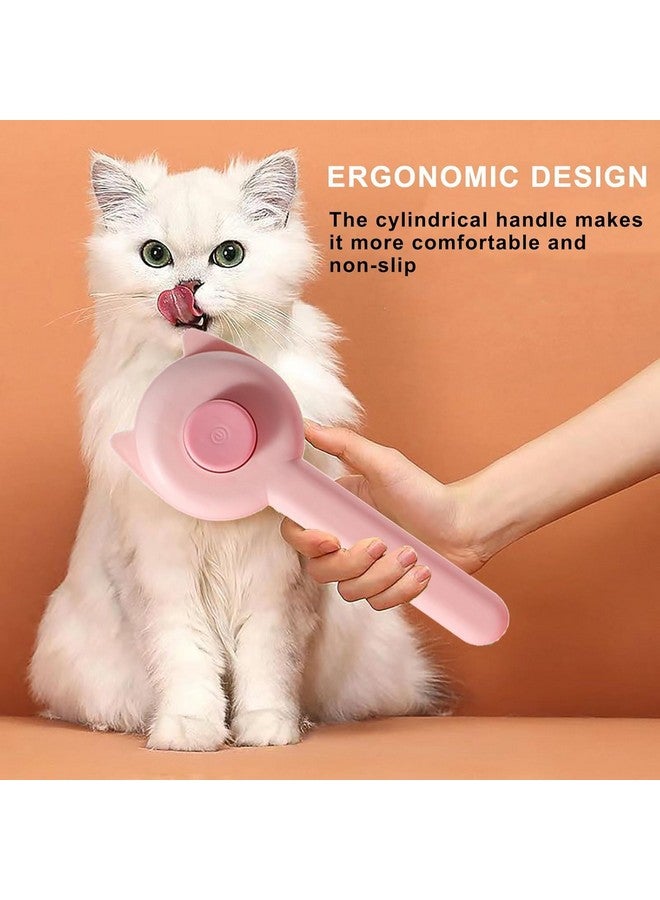 PET 3Pcs Pet Grooming Set Self Cleaning Slicker Brush Pets Long Short Hair Brushes Removes Massage Rubber Bath Shampoo Washing Brush Hand Comb Daily Use Easy To Remove Hair For Dog & Cat - Image 4