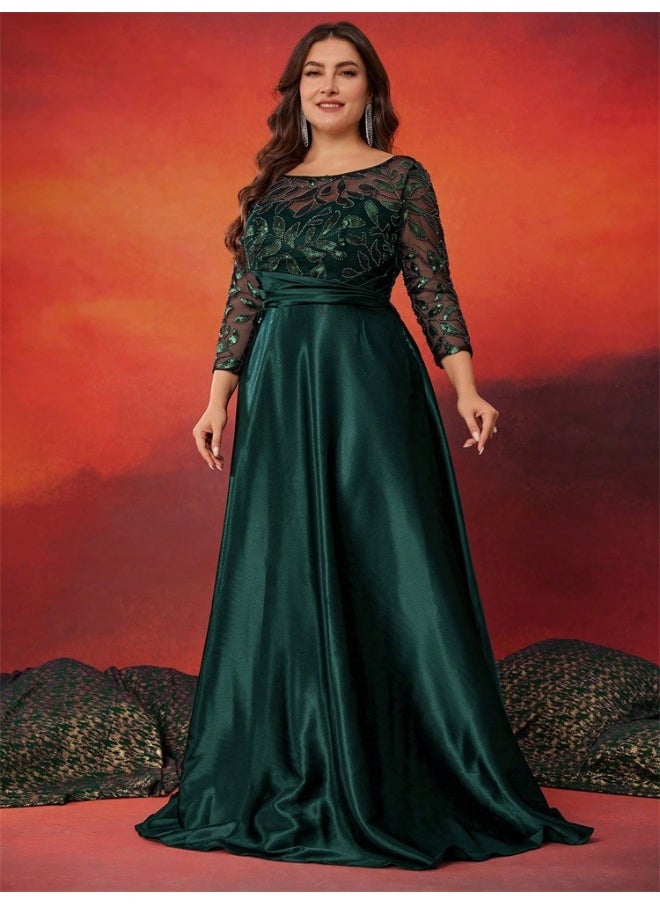 Madam Uniq Sequin Bodice Gown Dress  - Image 5