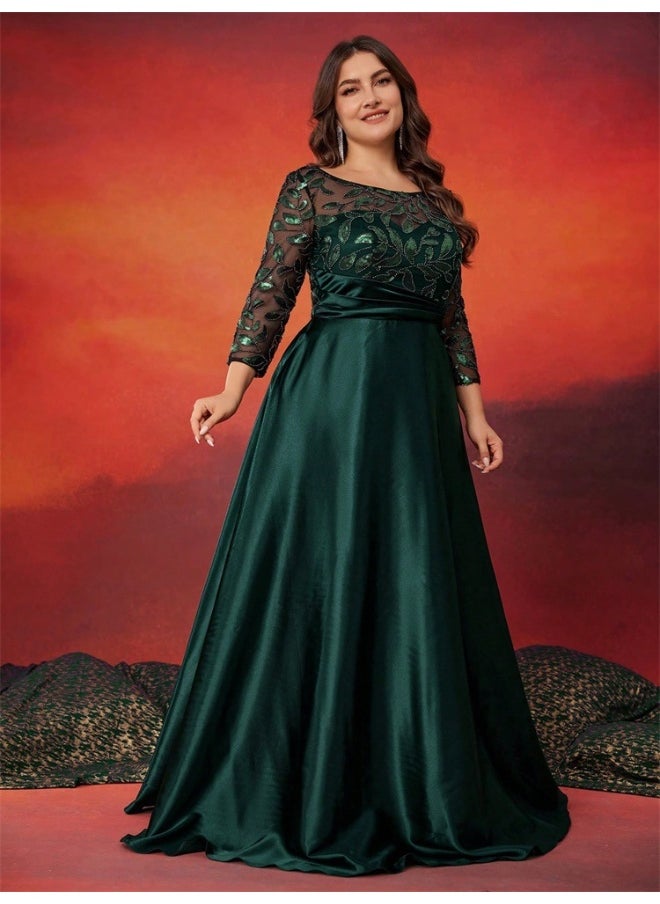 Madam Uniq Sequin Bodice Gown Dress  - Image 4