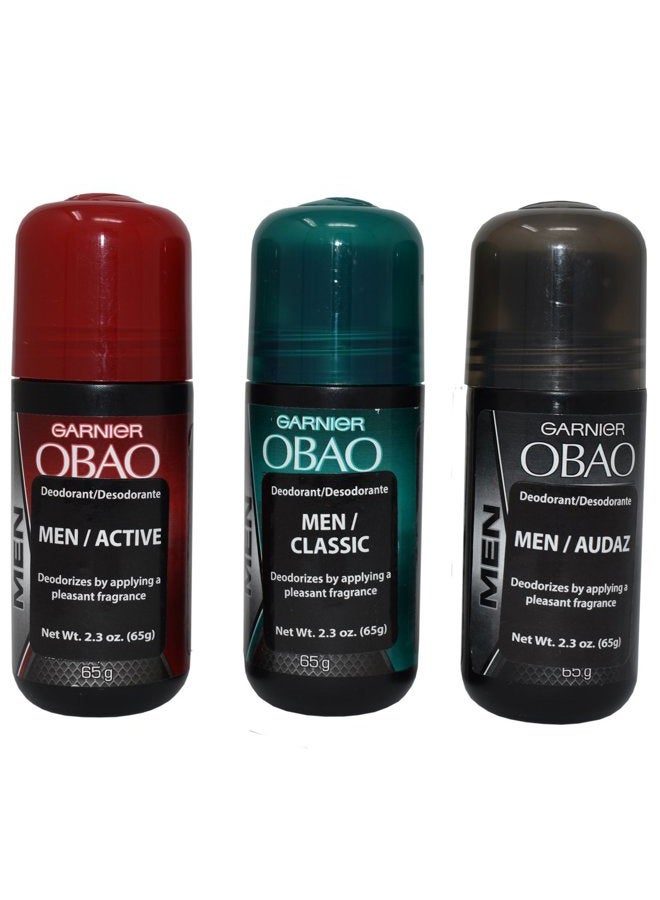 OBAO Assorted Deodorant for Men - Pack of 3 - Image 5