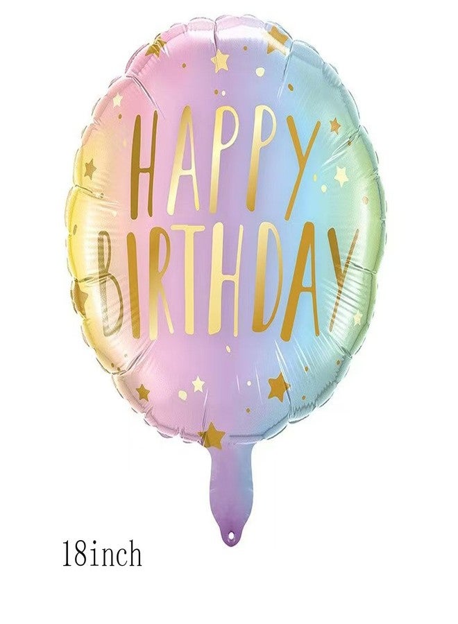 CSTYWC 7PCS Butterfly Flower Foil Balloons Pink Sunflower and Round Shpe Happy Birthday Day Mylar Balloon for Girls Birthday Party Decoration - Image 3