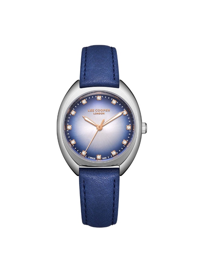 Lee Cooper Lee Cooper Women's Watch, Analog Display and Leather Strap - LC07988.399, Blue  - Image 1