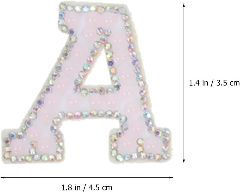26pcs Pearl Letter Cloth Patches DIY Glitter Alphabet Applique Set for Clothing and Bag Decoration Craft Supplies - Image 2