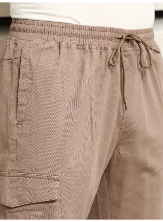 هاي ستار بنطلون رجالي بني مستقيم مريح بقصة أنيقة وكاجوال - Image 5