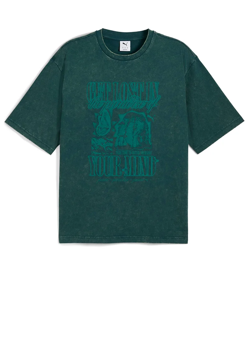 PUMA Graphic Paradise Mindset Washed Boxy T-Shirt