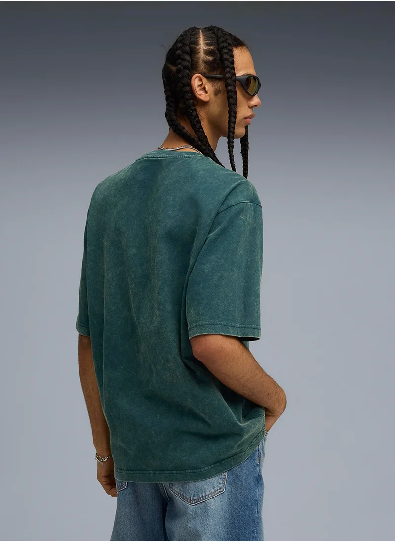 بوما Graphic Paradise Mindset Washed Boxy T-Shirt